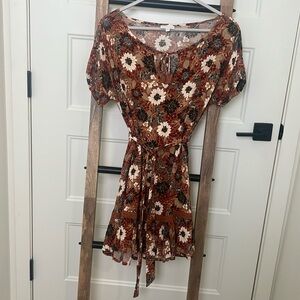 Shyanne Floral Dress with Tassels